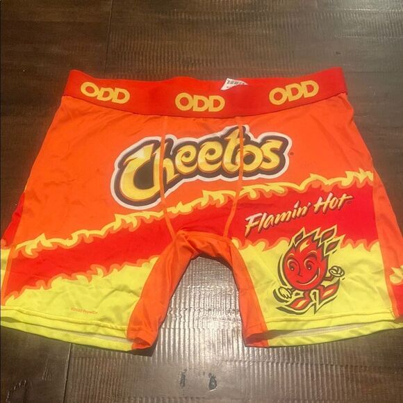 Men’s Large NWT Cheetos Flamin' Hot Boxer Briefs - Picture 1 of 5